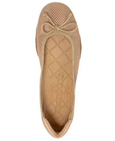 Aerosoles Onyx Mesh Ballet Flat In Brown
