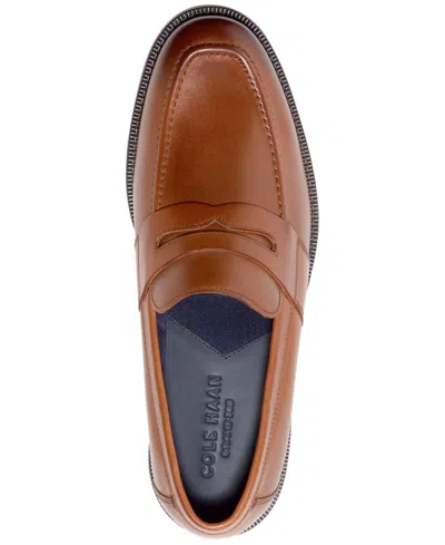 Cole Haan Newmark Grand Penny Loafers British In Brown