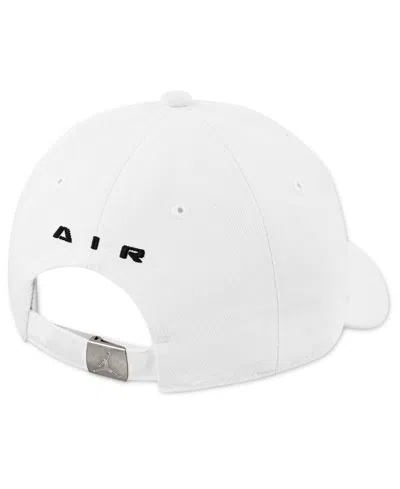 Jordan Boys' 8-20 Structured Strap Back Cap In White