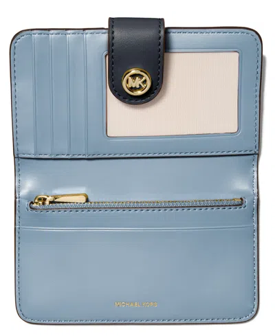 Michael Kors Pop Charm Medium Tab Bifold Wallet In Multi