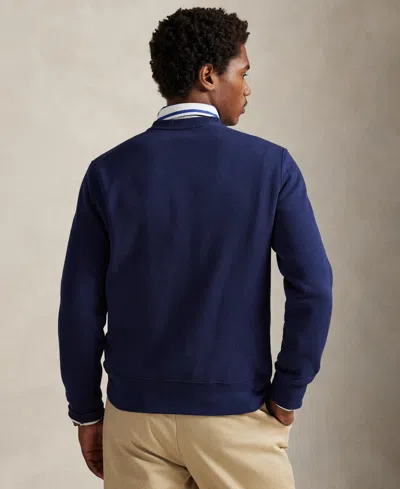 Polo Ralph Lauren Long Sleeve Fleece Society Bear Crewneck Sweatshirt In Multi