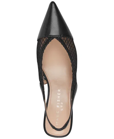 Marc Fisher Ltd Gipsi Pointed Toe Slingback Pump In Black