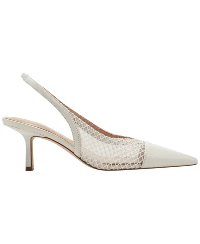 Marc Fisher Ltd Gipsi Pointed Toe Slingback Pump In White