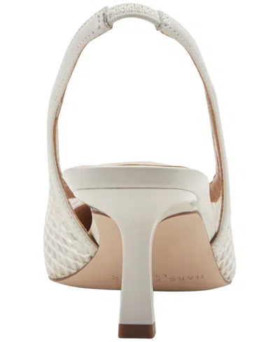 Marc Fisher Ltd Gipsi Pointed Toe Slingback Pump In White