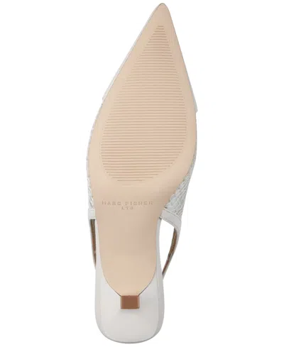 Marc Fisher Ltd Gipsi Pointed Toe Slingback Pump In White
