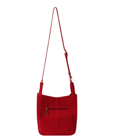 The Sak Los Feliz Leather Small Crossbody Bag In Red