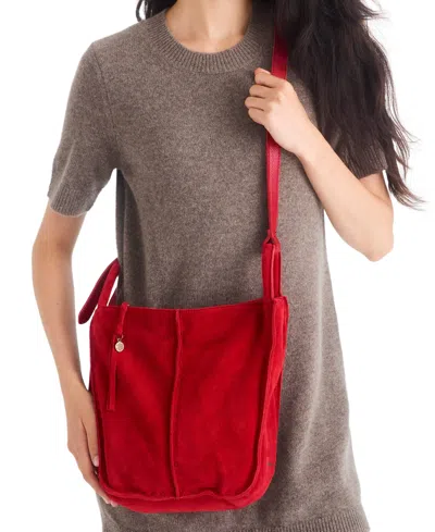 The Sak Los Feliz Leather Small Crossbody Bag In Red