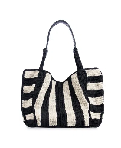 The Sak Los Feliz Crochet Tote In Black