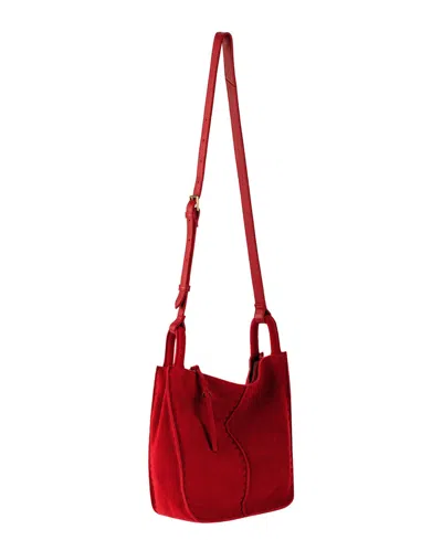 The Sak Los Feliz Leather Small Crossbody Bag In Red