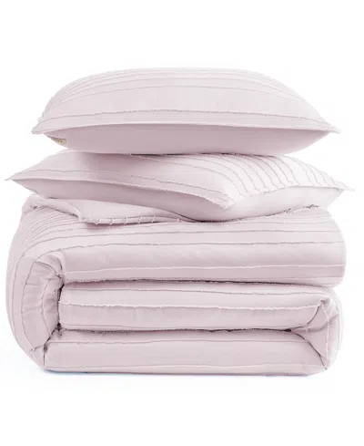 Ugg Closeout!  Devon Textured 3-pc. Comforter Set, King In Pink