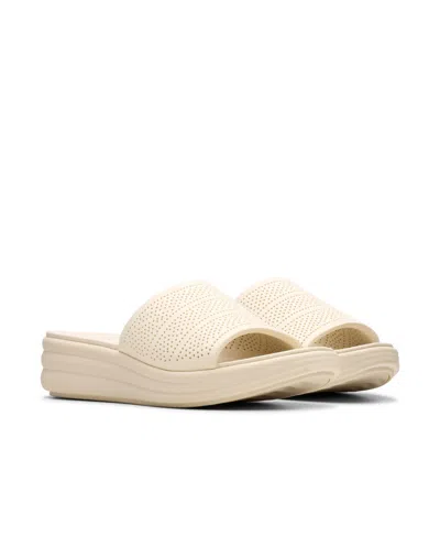 Clarks Drift Twist Wedge Sandal In Neutral