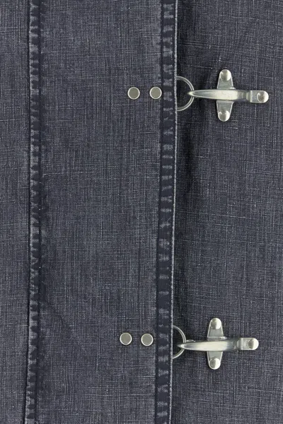 Fay Chic Four-button Mini Jacket In Blue