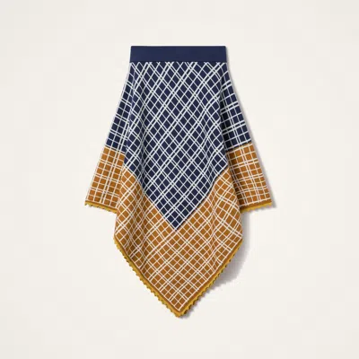 La Doublej Check Me Skirt In Multi