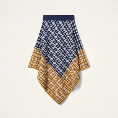 La Doublej Check Me Skirt In Multi