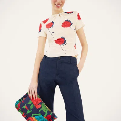La Doublej Chignon Top In Multi