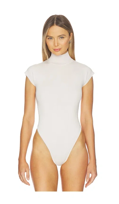 Aexae Knitted Bodysuit In White