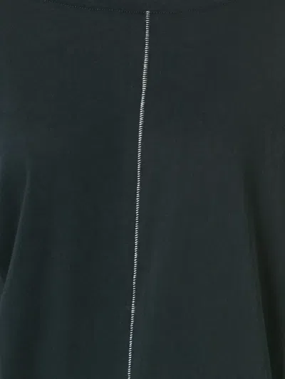 Thom Krom Asymmetric Long T-shirt In Black