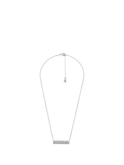Michael Kors Rectangular Jewellery Set In Silver