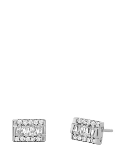 Michael Kors Rectangular Jewellery Set In Silver