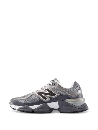 New Balance Unisex Synthetic Leather And Mesh Sneakers In Gray