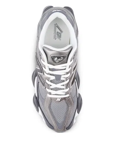 New Balance Unisex Synthetic Leather And Mesh Sneakers In Gray