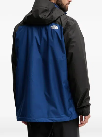 The North Face Seasonal Mountain Button Hooded Jacket In Blue