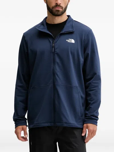 The North Face Seasonal Mountain Button Hooded Jacket In Blue