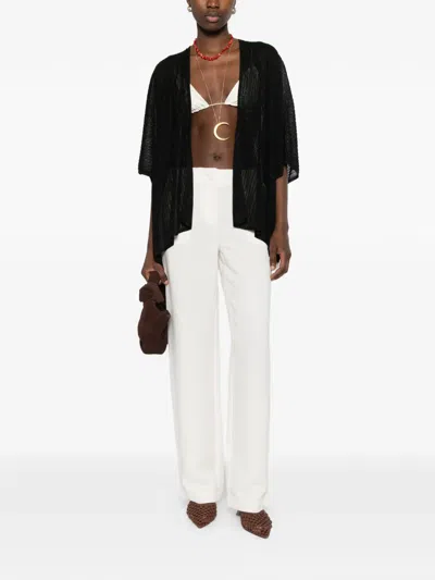 Momoní Divina Open-front Jacket In Black