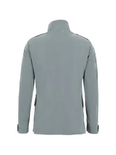 Moorer Pocket Jacket In Blue