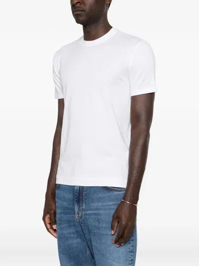 Fedeli Crew-neck T-shirt In White
