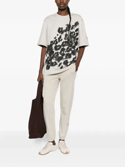 Adidas By Stella Mccartney Patterned T-shirt In White
