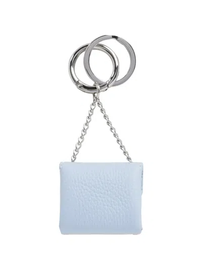 Lancel Ninon Chain Keyring In Blue