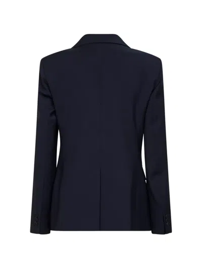 Weekend Max Mara Single-breasted Blazer In Blue