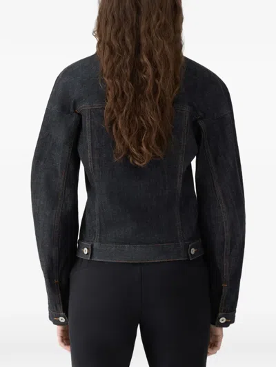 Jacquemus Buttoned Cotton Jacket In Black