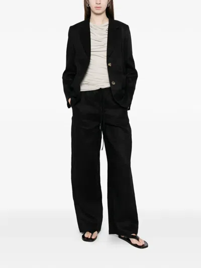 Jcsophie Linda Buttoned Jacket In Black