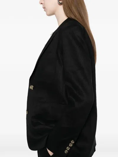 Jcsophie Linda Buttoned Jacket In Black