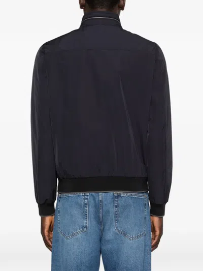 Moorer Tanner-at Bomber Regular Jackets Blue In Blue