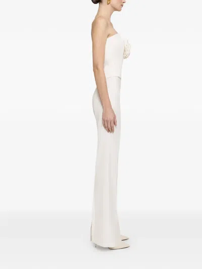 Nissa Flared Trousers In White