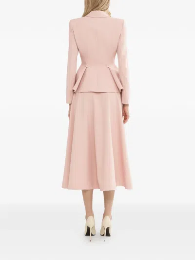 Nissa Button Single-breasted Blazer In Pink