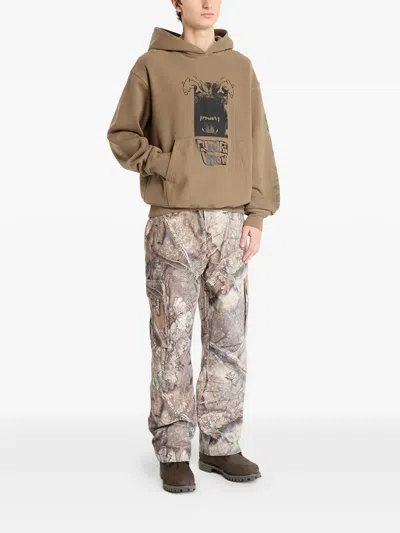 Brain Dead Future Vision Sweater In Brown