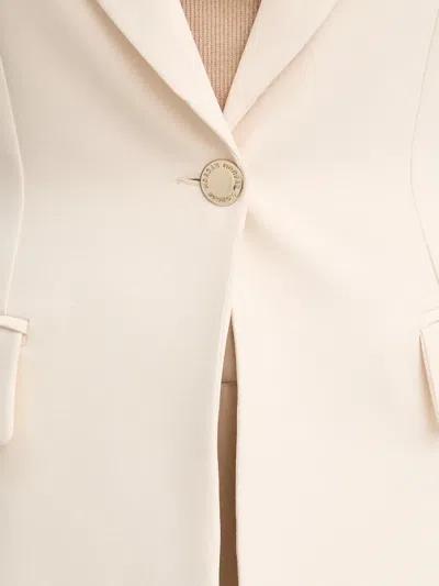 Morgan Pocket Button Blazer In Neutral