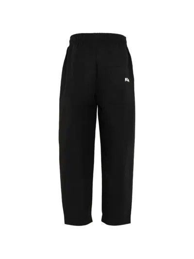 Msgm Drawstring Track Pants In Black