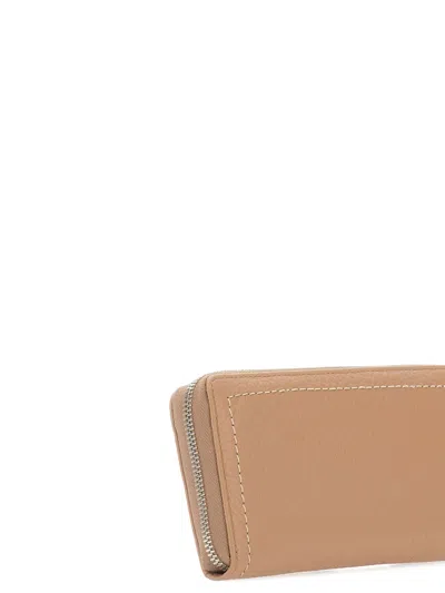 Gianni Chiarini Bubble Zip-around Wallet In Neutral