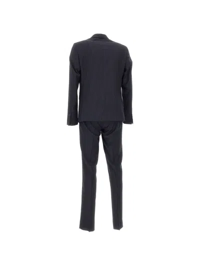 Ungaro Pinstripe-pattern Suit In Blue