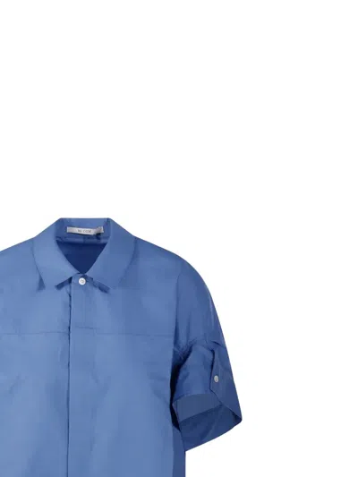 Re Code Buttoned Tie Blouse In Neutral