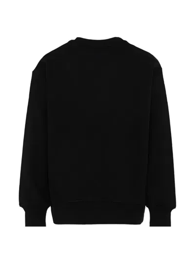 Msgm Logo-detail Sweatshirt In Black