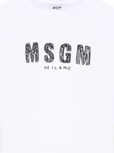 Msgm Short-sleeve T-shirt In Pattern