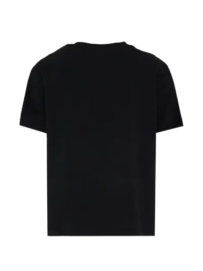 Msgm Logo-print Short-sleeve T-shirt In Black