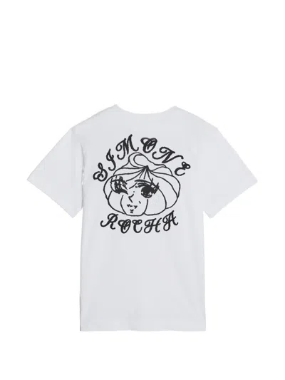 Simone Rocha Dim Sum Logo Print T-shirt In White