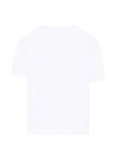 Msgm Logo-print T-shirt In White